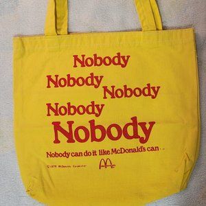 McDonald's Vintage Canvis Bag